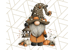 Thanksgiving Gnome Clipart PNG Cute Fall Gnomes, Gnome Png Product Image 4