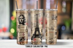 Vintage Tumbler Wrap Sublimation Design |Tumbler Wrap Product Image 4