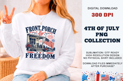 Front Porch &amp; Freedom PNG | Sublimation DTF Product Image 8