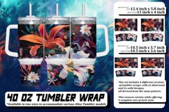 Radiant Meadow Floral Tumbler Design Product Image 1