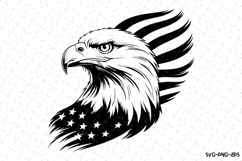 USA Flag Eagle Svg | 4th of july Svg | Svg Cut Files Product Image 1