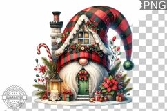 Christmas Gnome Sublimation - Clipart PNG Design Product Image 1