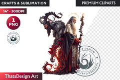 Krampus Christmas Clipart , Bad santa Christmas clipart png Product Image 1