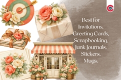 Vintage Botanical Branding Clipart Bundle Transparent PNGs Product Image 9