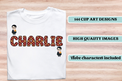 Wizard Magic School Alphabet Clipart, wizard letters doodle Product Image 6
