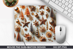 Christmas Mouse Pad Sublimation, Christmas Mouse Pad PNG Product Image 1