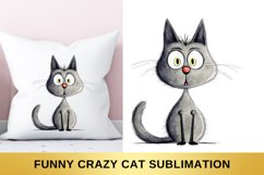 Sarcastic Funny Grumpy Cat, Grey Cat sublimation Bundle Product Image 6