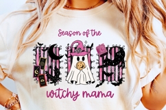 Preppy Coquette Halloween Witchy Mama PNG | Spooky Season Product Image 4
