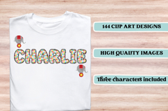 Circus Alphabet clipart, circus letters doodle Product Image 6