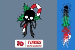 3D Creepy Christmas Svg Bundle | Christmas | Mandala Product Image 3
