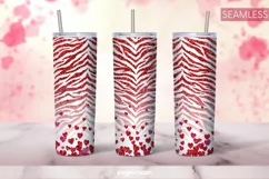 Love Hearts Tumbler Wrap | Skinny 20 oz | Valentines Day Product Image 1