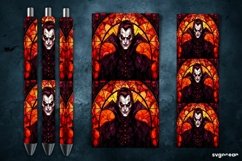Halloween Monsters Pen Wrap | Stained Glass Sublimation Product Image 13