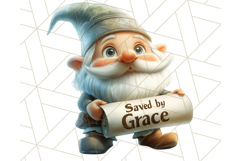 Easter Christian Gnome PNG, Religious Spring Sublimation Product Image 4