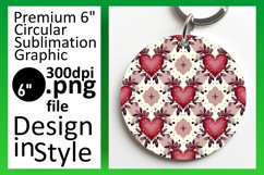 Creative Round Design for Coasters , Heart Product Image 1