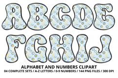 Fairytale Princess Alphabet Letters &amp; Numbers Clipart PNG Product Image 2