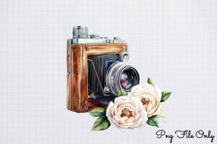 Antique Winter Photography Clipart PNG Product Image 1