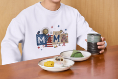 Patriotic MAMA Collage PNG Sublimation Product Image 6
