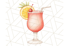 Cocktail Clipart PNG, Mixed Drinks, Bar Drinks Clipart Product Image 4