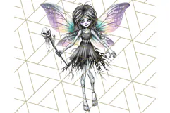 Bold Zombie Clipart PNG, Creepy Halloween Clip Art Product Image 4