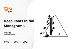Deep Roots Initial Monogram Product Image 1