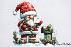 Christmas gnome Winter clipart Bundle PNG Product Image 13