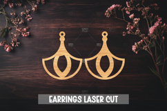 24 Boho Style Laser Cut Earrings SVG File Product Image 13