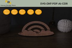 Plywood Jewelry Stand / Necklace Earring Ring Display Holder Product Image 3