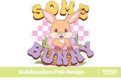 Easter Bunny Sublimation PNG Chick Farm Hip Hop Spring Joy Product Image 1