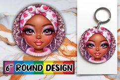 Joyful Coaster Round Style, Love Girl Product Image 1