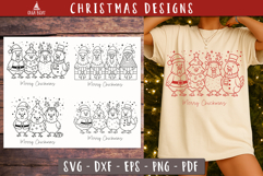 Funny Christmas Animals SVG Bundle Product Image 5