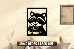 Baby Animal Wall Art SVG for Nursery Room Decor Laser Cut Product Image 1