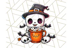 Monster Café Halloween PNG Clipart, Coffee Holiday Clip Art Product Image 4