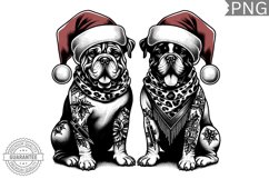 Christmas Dog Clipart - Christmas Sublimation PNG Design Product Image 1