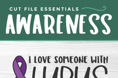 Lupus svg - a lupus awareness svg with arrows and ribbon Product Image 5