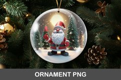 3D christmas ornament - santa claus Product Image 1