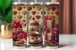 Valentine Tumbler Wrap 20 oz - teapot Product Image 1