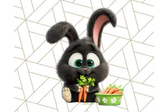 Pet Shop Clipart, Cute Big Eyed Animals, Kawaii Pets PNG Product Image 4