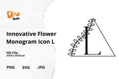 Innovative Flower Monogram Icon Product Image 1