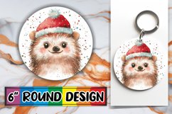 Colorful Circle Design Car Coaster , Holiday Animals Product Image 1