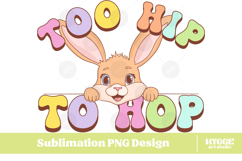 Easter Sublimation PNG Bundle Bunny Chick Farm Hip Hop Joy Product Image 3