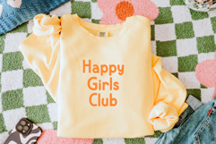 Lucky Girls Club Bold Handwritten Sans Retro Vibes Product Image 5