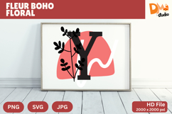 Fleur Boho Floral Monogram Product Image 1
