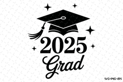 2025 Grad svg | Graduation Svg | Svg Files Product Image 1