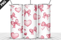 Lovely Hearts Tumbler Design | Valentine&#039;s Day Tumbler Wrap Product Image 5