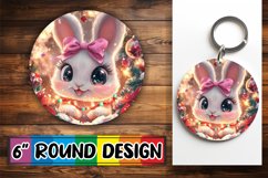 Stylish Circle Design for Sublimation , Holiday Animals Product Image 1