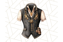 Vintage Steampunk Forest Animal PNG Clipart for Sublimation Product Image 4