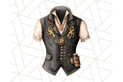 Vintage Steampunk Forest Animal PNG Clipart for Sublimation Product Image 4