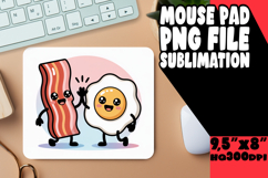 LUMINOUS MOUSE PAD CREATIVE PNG, Kawaii Food Product Image 1