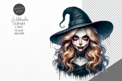 Halloween clipart, Witch clipart, Autumn clipart Product Image 1