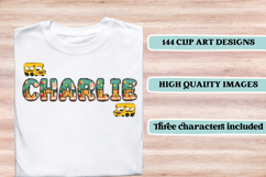 Back to School Alphabet png, letters doodle, school clipart Product Image 6